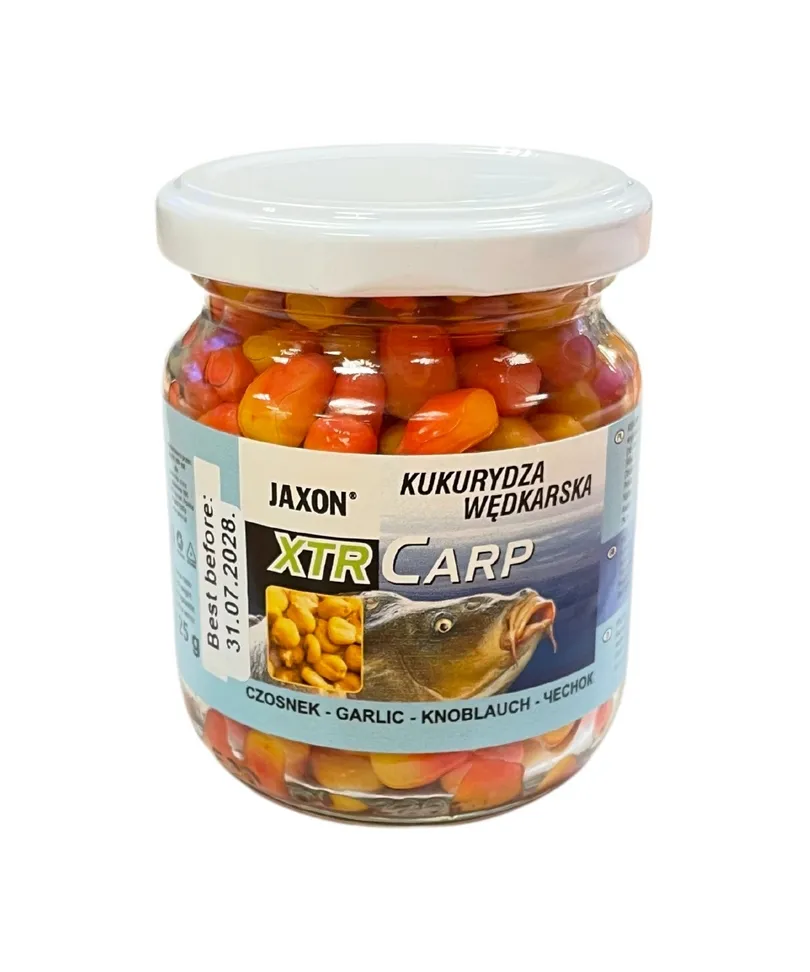 NextFish - Horgász webshop és horgászbolt - JAXON CORN GARLIC 125g fokhagymás kukorica