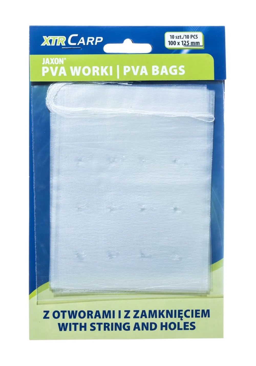 NextFish - Horgász webshop és horgászbolt - JAXON PVA BAG WITH STRING AND HOLES 70x200mm