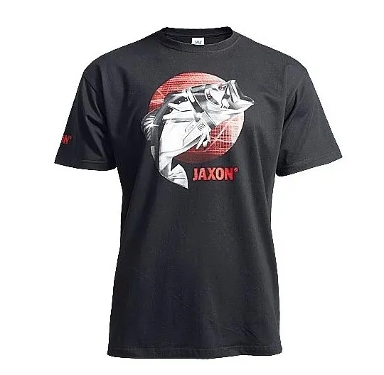 NextFish - Horgász webshop és horgászbolt - JAXON T-SHIRT BLACK W/FISH XL póló