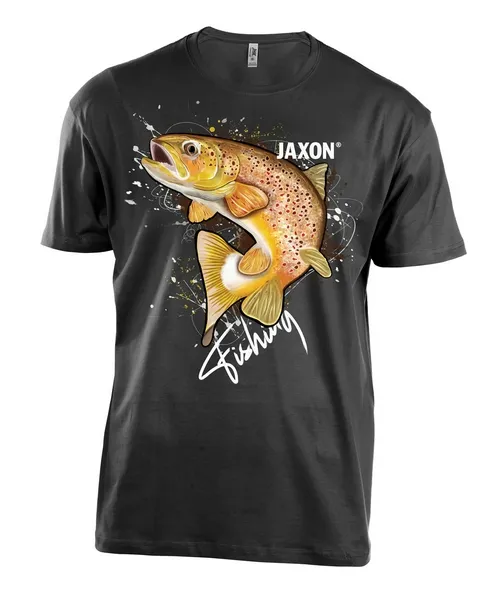 NextFish - Horgász webshop és horgászbolt - JAXON JAXON T-SHIRT BLACK - ZANDER L