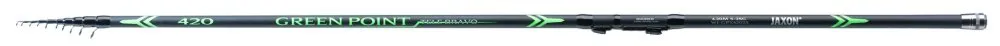 NextFish - Horgász webshop és horgászbolt - JAXON GREEN POINT TELE BRAVO ROD 4,20m 7 5-25g teleszkópos horgászbot