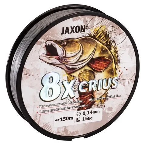 NextFish - Horgász webshop és horgászbolt - JAXON CRIUS 8X BRAIDED LINE 0,08mm 150m