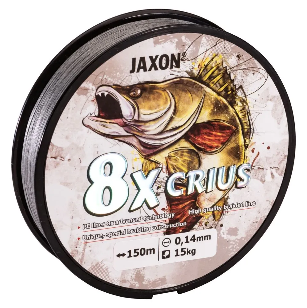 NextFish - Horgász webshop és horgászbolt - JAXON CRIUS 8X BRAIDED LINE 0,16mm 150m