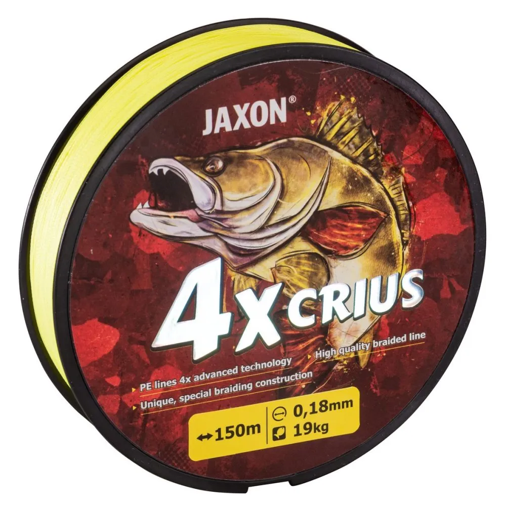 NextFish - Horgász webshop és horgászbolt - JAXON CRIUS 4X FLUO BRAIDED LINE 0,12mm 150m