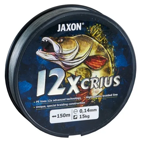 NextFish - Horgász webshop és horgászbolt - JAXON CRIUS 12X BRAIDED LINE 0,12mm 150m