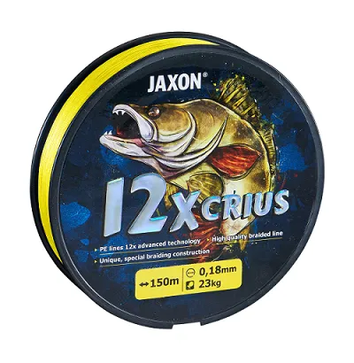 NextFish - Horgász webshop és horgászbolt - JAXON CRIUS 12X FLUO BRAIDED LINE 0,12mm 150m