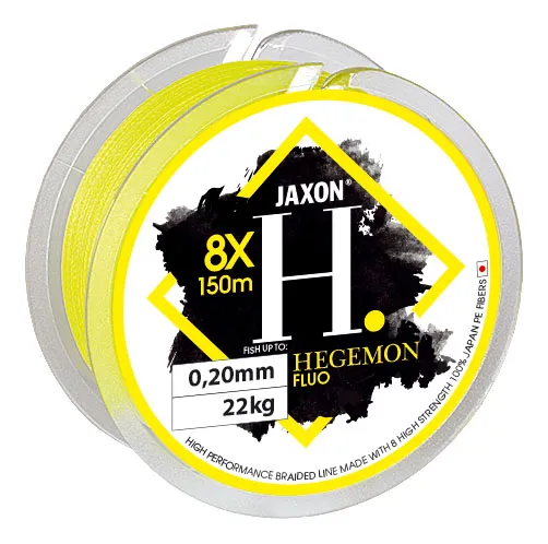 NextFish - Horgász webshop és horgászbolt - JAXON HEGEMON 8X FLUO BRAIDED LINE 0,06mm 150m