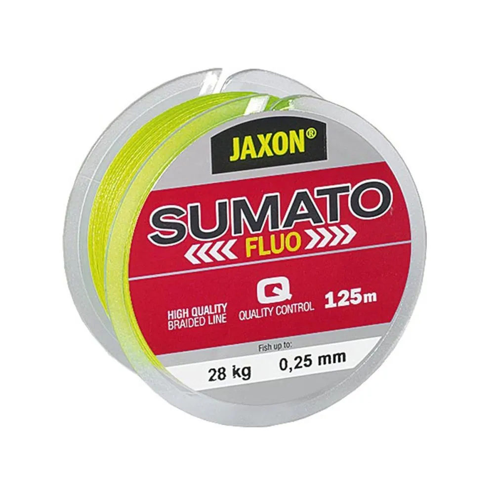 NextFish - Horgász webshop és horgászbolt - JAXON SUMATO FLUO BRAIDED LINE 0,10mm 125m