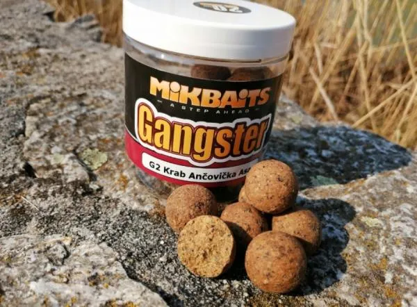 NextFish - Horgász webshop és horgászbolt - GANGSTER  G2 BALANCE BOJLI  RÁK-SARDINIA ASA( OLAJ ESZENCIA) –   KRAB –ANCOVICKA-ASA   250 ml 24 mm