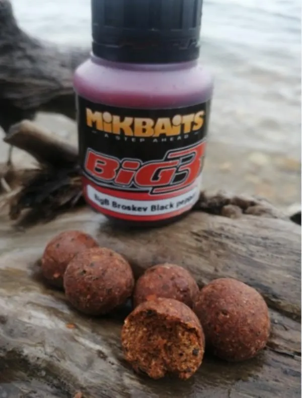 NextFish - Horgász webshop és horgászbolt - LEGENDs BIGB ULTRA DIP – ŐSZIBARACK-FEKETE BORS – BROSKEV-BLACK PEPPER 125 ml