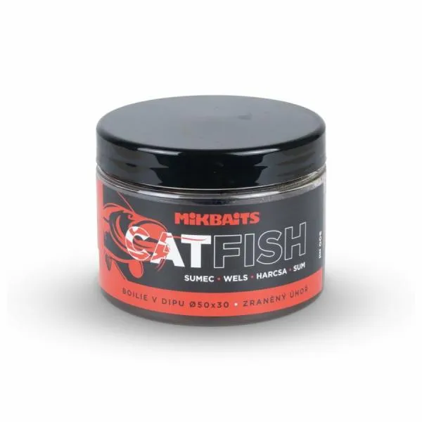 NextFish - Horgász webshop és horgászbolt - CATFISH – SEBZETT ANGOLNA  50x30mm dippelt bojli  500ml