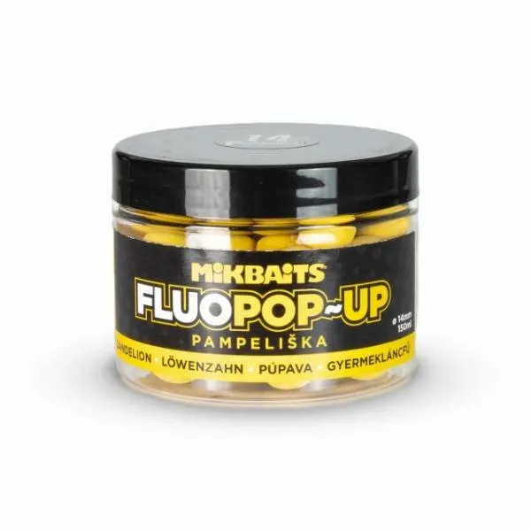 NextFish - Horgász webshop és horgászbolt - MIKBAITS POP-UP FLUO BOJLI 150ml - GYERMEKLÁNCFŰ PAMPELISKA 14mm