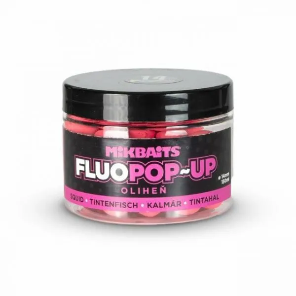 NextFish - Horgász webshop és horgászbolt - MIKBAITS POP-UP FLUO BOJLI 150ml - TINTAHAL 14mm