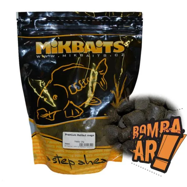 NextFish - Horgász webshop és horgászbolt - MIKBAITS PREMIUM HALIBUT PELLET MEGA Fúrt – 20 mm 1 kg