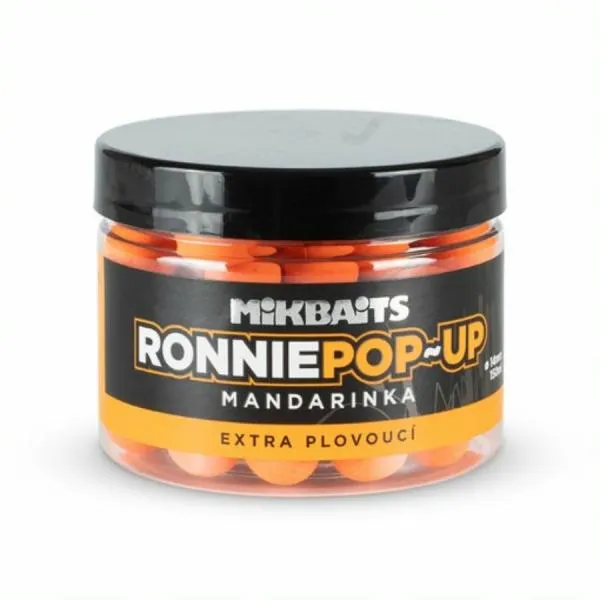 NextFish - Horgász webshop és horgászbolt - MIKBAITS RONNIE POP-UP  FLUO MANDARINKA   14mm 150ml (MC0007)