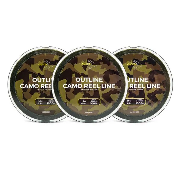 NextFish - Horgász webshop és horgászbolt - Outline Camo Reel Line 12Lb 1000M