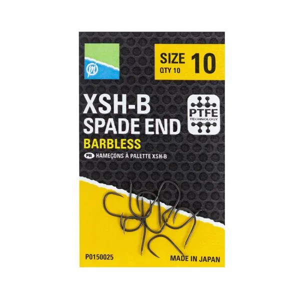 NextFish - Horgász webshop és horgászbolt - Xsh-B Hooks -  Size 10 - Spade End