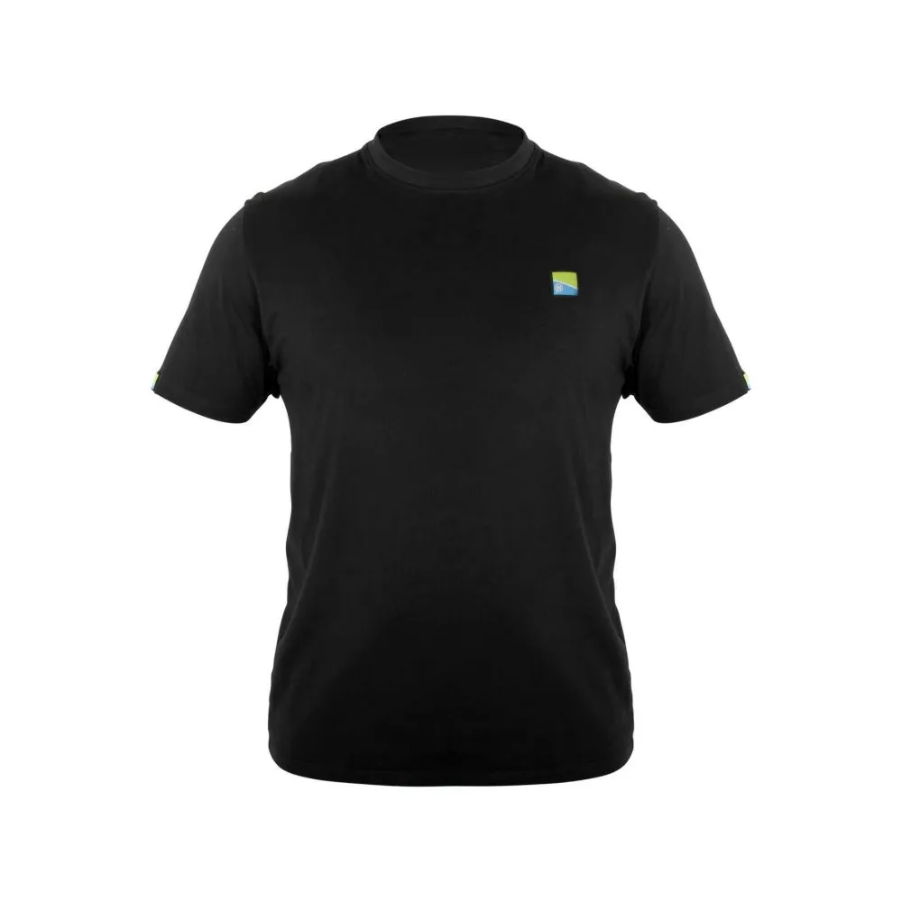 NextFish - Horgász webshop és horgászbolt - Preston Lightweight Black T-Shirt - Small fekete póló