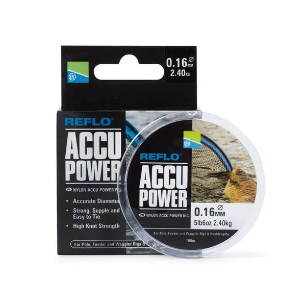 NextFish - Horgász webshop és horgászbolt - Preston Accu Power  0.07mm Monofil előkezsinór