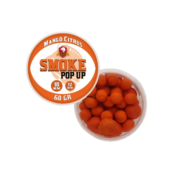 NextFish - Horgász webshop és horgászbolt - MBAITS Smoke Pop Up 12-18mm 60gr Mangó Citrus