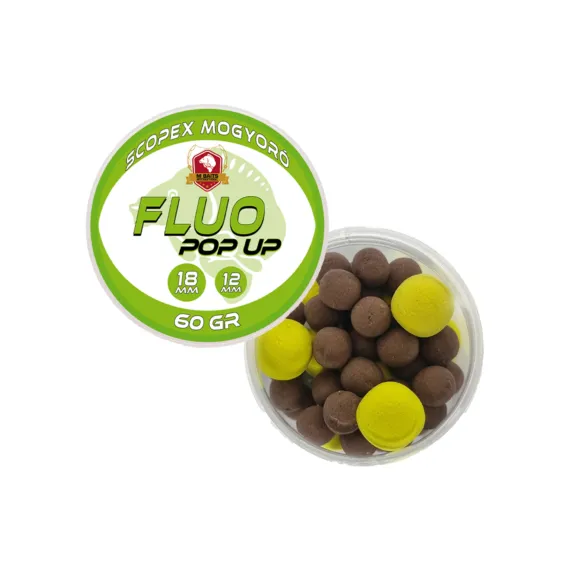 NextFish - Horgász webshop és horgászbolt - MBAITS Fluo Pop Up 12-18mm 60gr Scopex Mogyoró