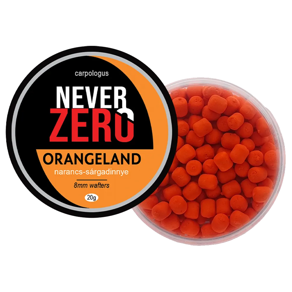 NextFish - Horgász webshop és horgászbolt - NEVER ZERO OrangeLand (narancs-sárgadinnye) 8mm wafters