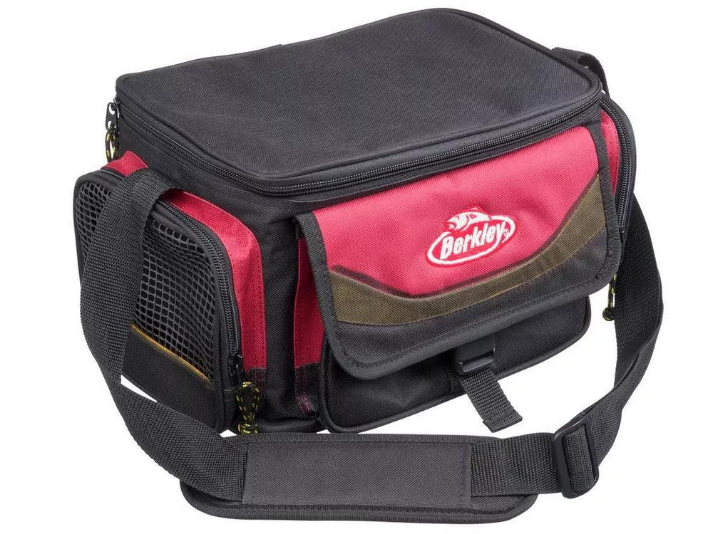 NextFish - Horgász webshop és horgászbolt - BERKLEY System Bag Red-Black 4 boxes