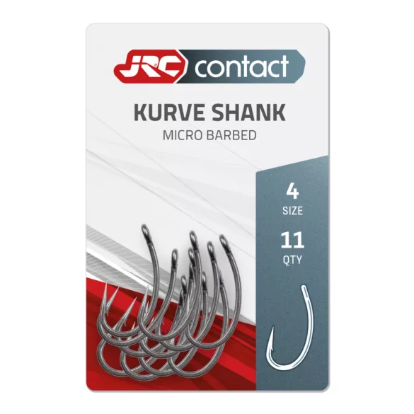 NextFish - Horgász webshop és horgászbolt - Jrc Kurve Shank Carp 4-es 11Db Pontyozó Horog