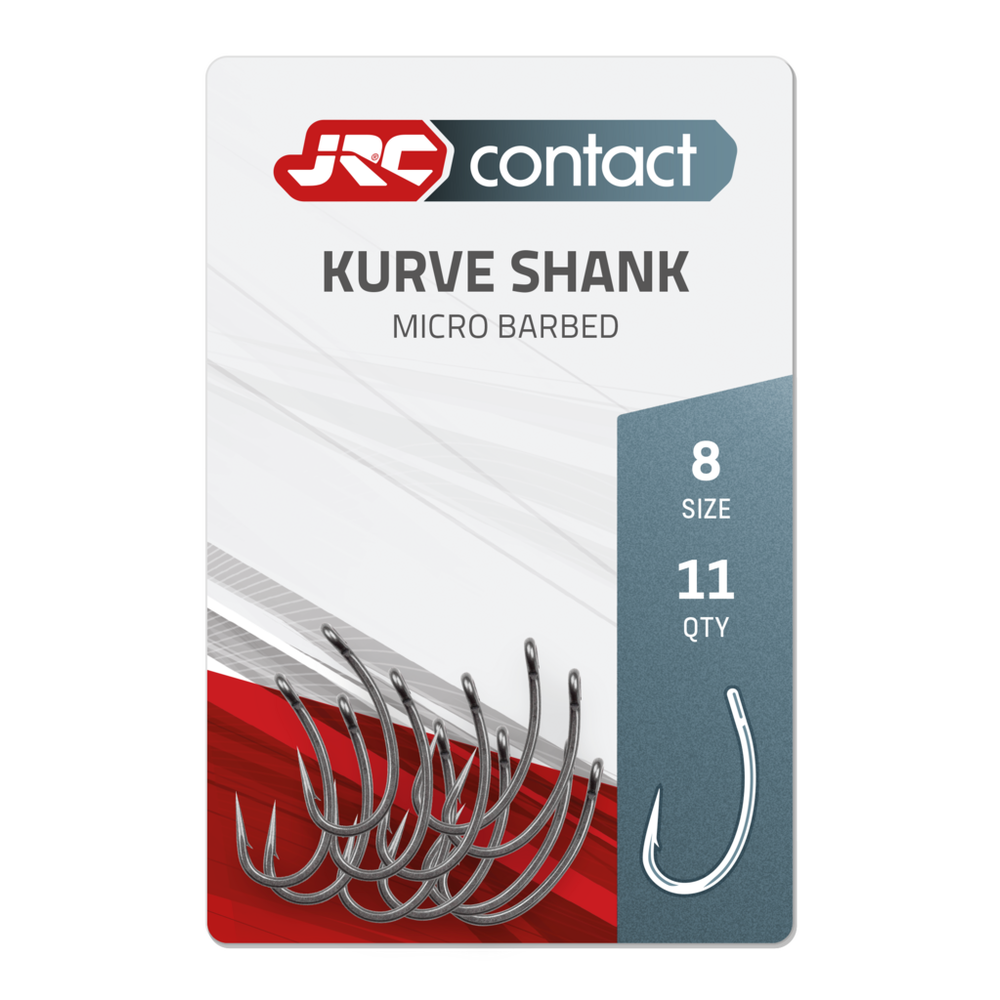 NextFish - Horgász webshop és horgászbolt - JRC Kurve Shank Carp Hooks size 8 - 11db pontyozó horog