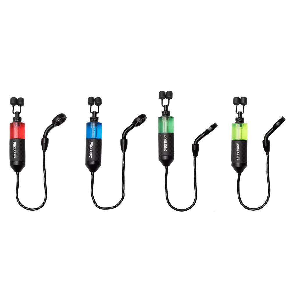 NextFish - Horgász webshop és horgászbolt - PROLOGIC K3 HANG INDICATOR SET 4 ROD RED/Y/GREEN swinger szett