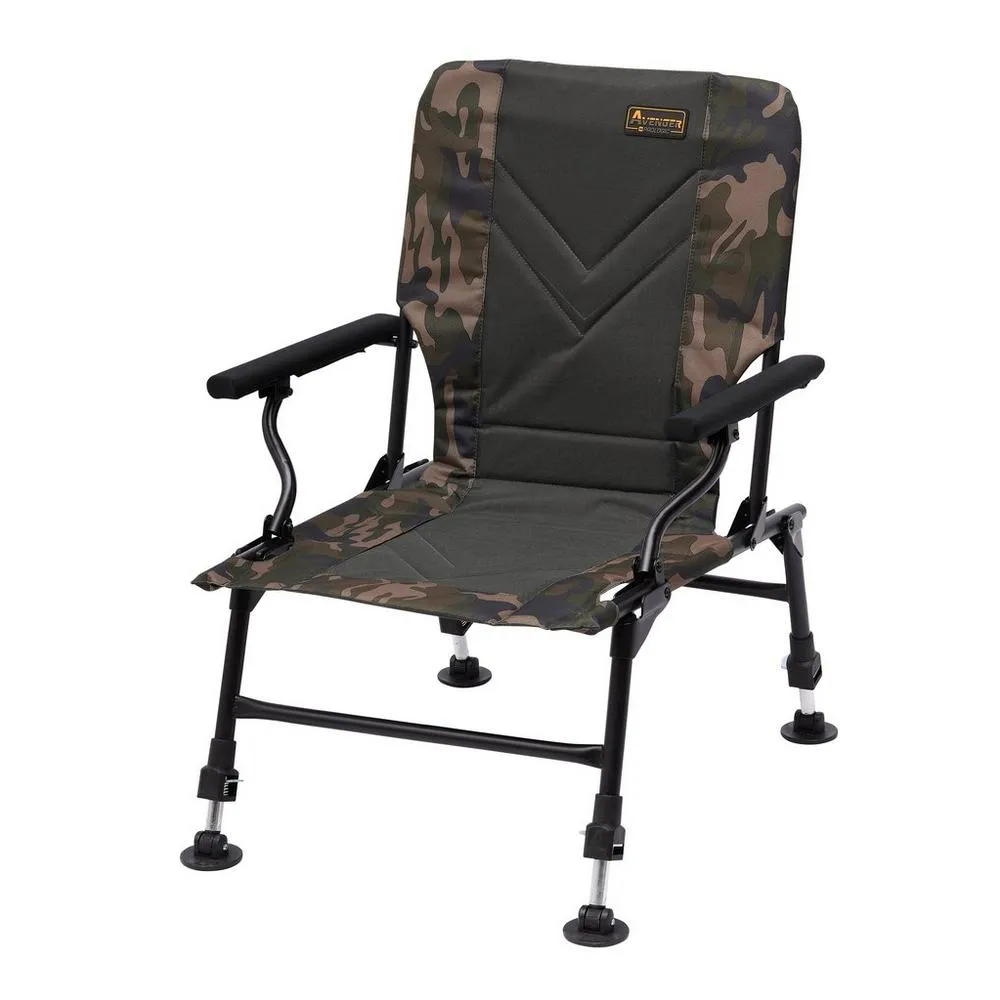 NextFish - Horgász webshop és horgászbolt - Prologic AVENGER RELAX CAMO CHAIR ARMREST & COVERS 47,5x42x50cm HORGÁSZSZÉK