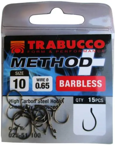 NextFish - Horgász webshop és horgászbolt - Trabucco Method Plus Feeder szakáll nélküli horog 10, 15 db/csg