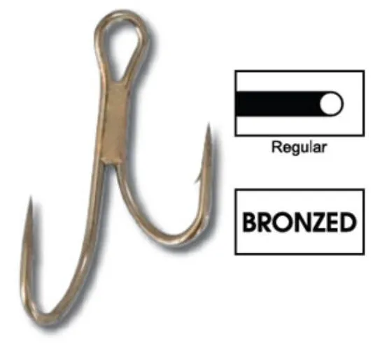 NextFish - Horgász webshop és horgászbolt - RYDER HOOK  BRONZE*06, 2 ágú horog