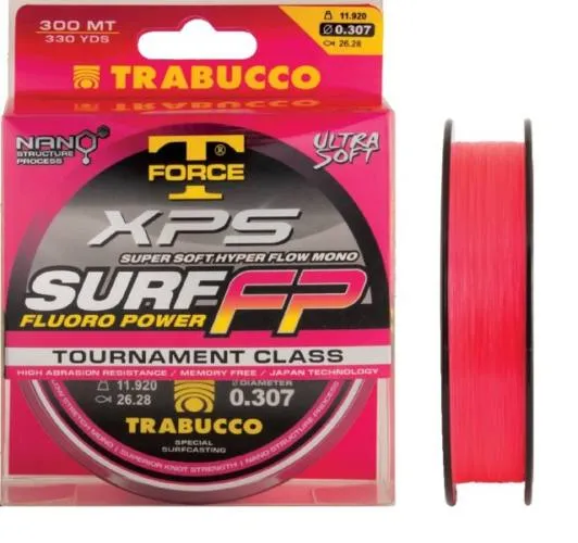 NextFish - Horgász webshop és horgászbolt - Trabucco T-Force Xps Surf Fluoro Power Monofil zsinór 300m 0,35