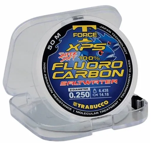 NextFish - Horgász webshop és horgászbolt - TRABUCCO T-FORCE XPS FLUOROCARBON Zsinór SALTWATER 2013, 50 m, 0,125, fluorocarbon