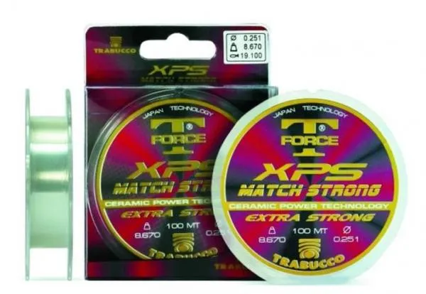 NextFish - Horgász webshop és horgászbolt - TRABUCCO T-FORCE XPS MATCH STRONG monofil zsinór 100m 0,10