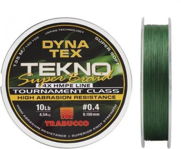 NextFish - Horgász webshop és horgászbolt - Trabucco DYNA-TEX TEKNO SUPER BRAID 135m 0,128, fonott zsinór