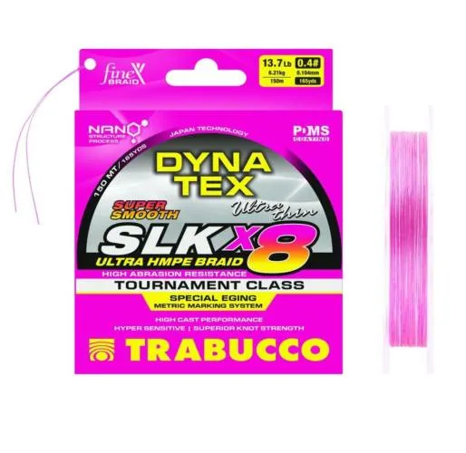 NextFish - Horgász webshop és horgászbolt - Trabucco Dyna-Tex SLK X8 Special EGI 150 m 0,104 fonott zsinór