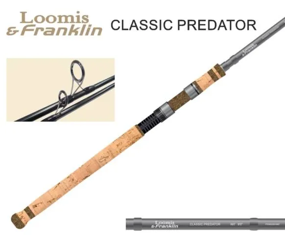 NextFish - Horgász webshop és horgászbolt - LOOMIS AND FRANKLIN CLASSIC PREDATOR - IM7 PS802SMHMF 240 cm pergető horgászbot