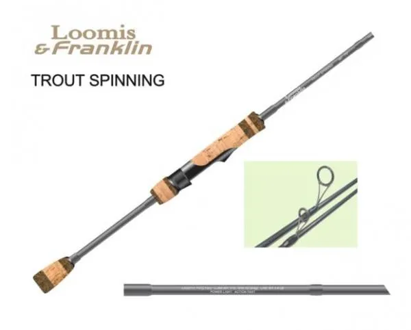 NextFish - Horgász webshop és horgászbolt - LOOMIS AND FRANKLIN TROUT SPINING - IM7 TS662SLF 198 cm pergető horgászbot