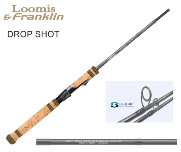 NextFish - Horgász webshop és horgászbolt - LOOMIS AND FRANKLIN DROP SHOT - IM7 DS602SULF 180 cm pergető horgászbot