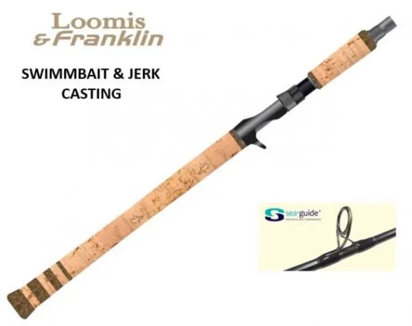 NextFish - Horgász webshop és horgászbolt - LOOMIS AND FRANKLIN SWIMBAIT & JERK CASTING- IM7 SWJ702CXHMF 210 cm pergető horgászbot