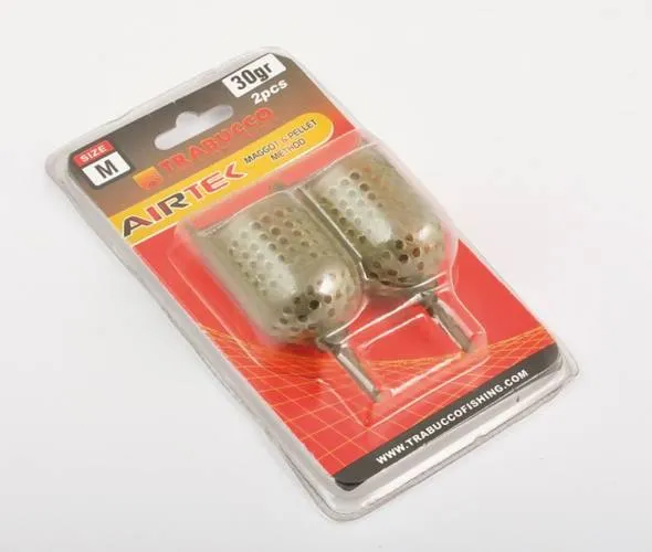 NextFish - Horgász webshop és horgászbolt - TRABUCCO AIRTEK MAGGOT & PELLET METHOD M/30gr 2db, method kosár