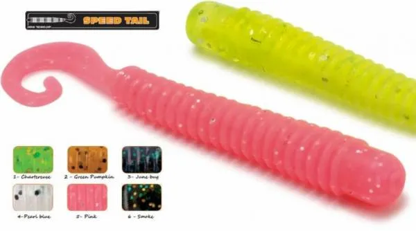 NextFish - Horgász webshop és horgászbolt - Rapture Ulc Speed Tail 6cm/1.3g pink 12db, plasztik csali