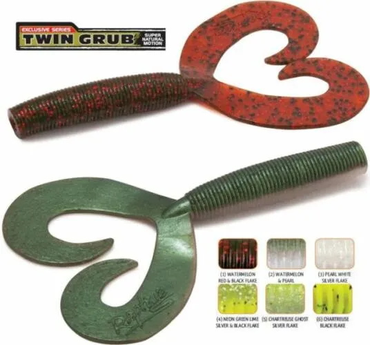 NextFish - Horgász webshop és horgászbolt - Rapture Twingub 9cm Chartreuse Ghost 10db, plasztik csali