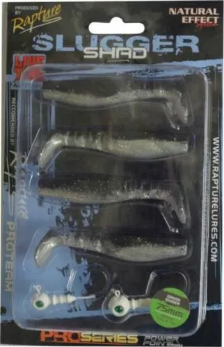 NextFish - Horgász webshop és horgászbolt - Rapture Slugger Shad Set 75geen Shiner 4+2db/csg, műcsali szett