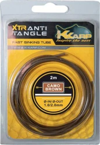 NextFish - Horgász webshop és horgászbolt - K-KARP XTR SINKING TUBE BROWN 200 cm 1,0-2,0mm, gubancgátló