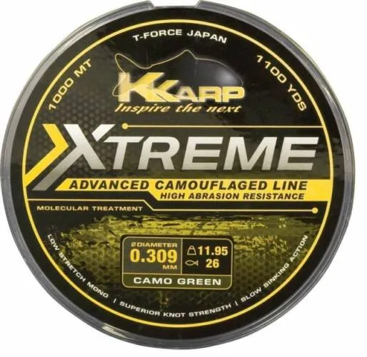 NextFish - Horgász webshop és horgászbolt - K Karp Extreme Camo Gravel 1000 m 0,35 mm zsinór