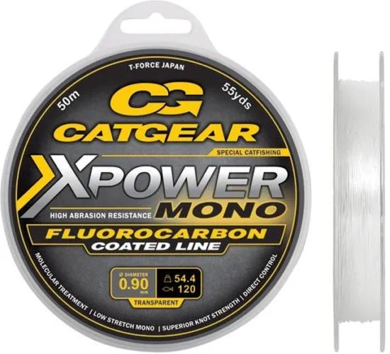 NextFish - Horgász webshop és horgászbolt - CATGEAR XPOWER MONO LEADER F C 120lbs 50m monofil előkezsinór