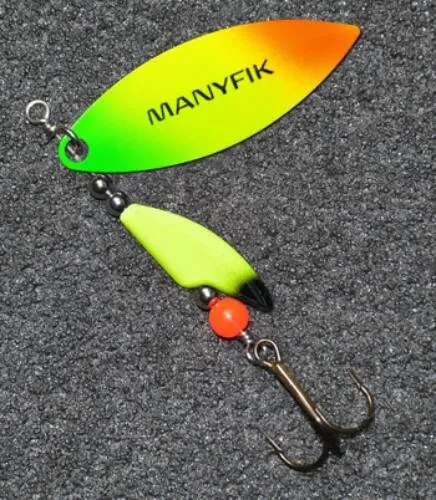 NextFish - Horgász webshop és horgászbolt - Manyfik Mobby V Color Vk07-2 3,5g körforgó villantó